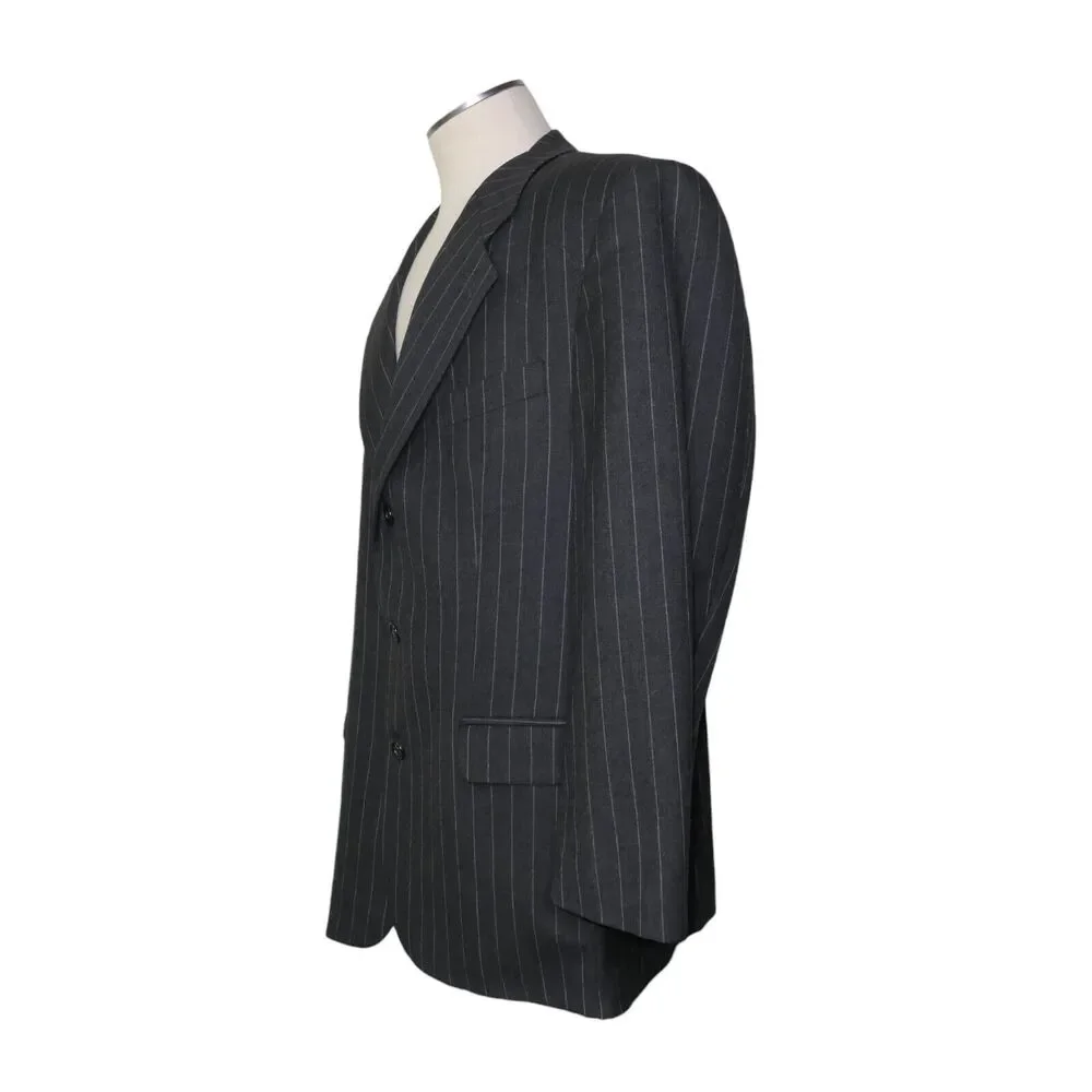 Boyd's Philadelphia 1818 Collection 42R Virgin Wool 3 Button Pinstripe Blazer